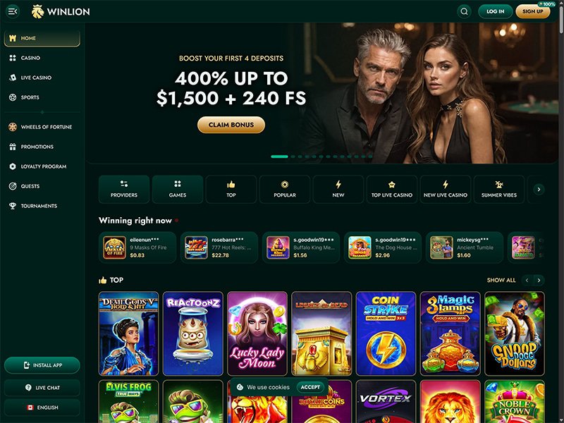 Join WinLion Canada - Experience a New Era of Entertainment Join WinLion Canada - Experience a New Era of Entertainment